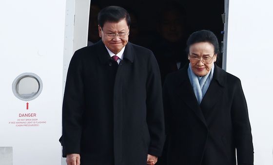 한·라오스 재수교 30주년 맞아 방한한 라오스 국가주석