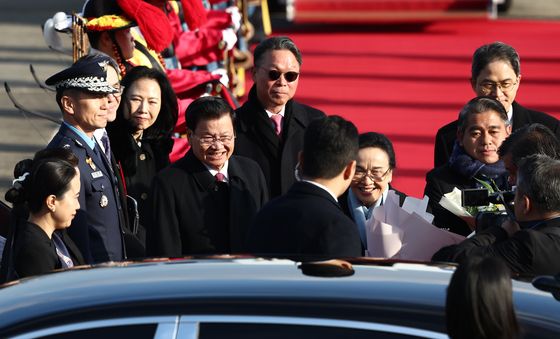 한·라오스 재수교 30주년 맞아 방한한 라오스 국가주석