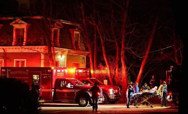 [포토] '총격 사건' 美 브라운대 캠퍼스 현장