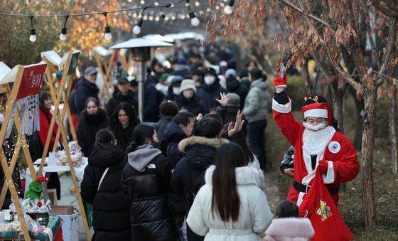 경춘선 공릉숲길에서 열린 크리스마스 마켓