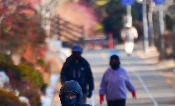 동장군 찾아온 철길  숲