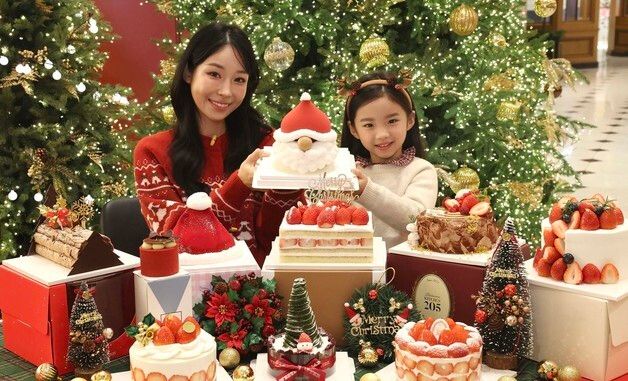 신세계백화점, 스위트파크서 '크리스마스 시즌 한정 케이크' 선봬