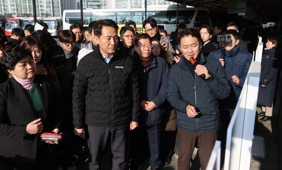 동서울터미널 사업 계획 보고받는 오세훈 시장