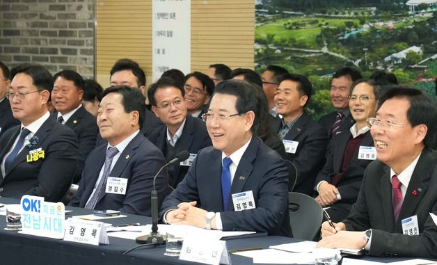 김영록 지사, 무안군 정책비전 투어