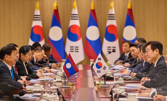 이재명 대통령, 라오스 국가주석과 정상회담