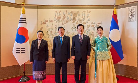 라오스 국가주석 공식 방한