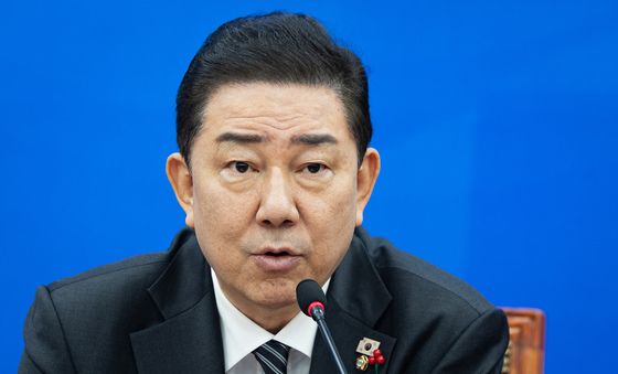 발언하는 김병기 민주당 원내대표