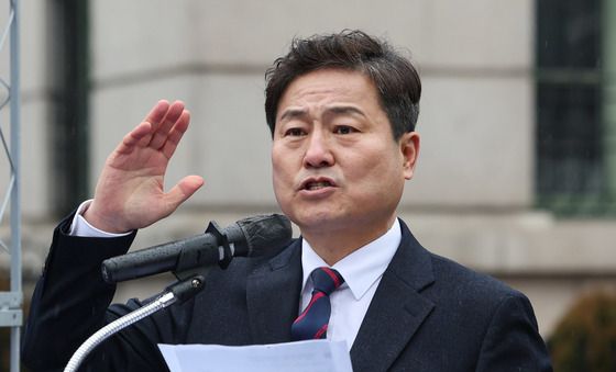 서울시장 출마 선언하는 김영배 의원