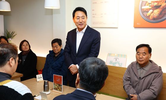 동행스토어 1호점 정담 찾은 오세훈 시장