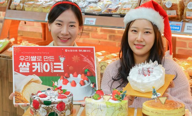 농협유통, 소중한 과의 연말 '쌀 케이크' 추천