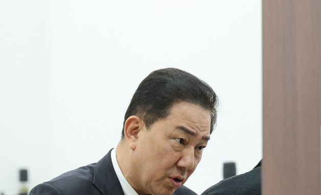 원내대표실 찾은 김병기 원내대표