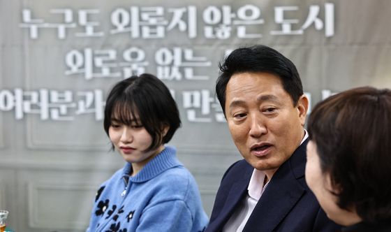 오세훈 시장, 외로움 없는 서울 1주년 기념 현장소통