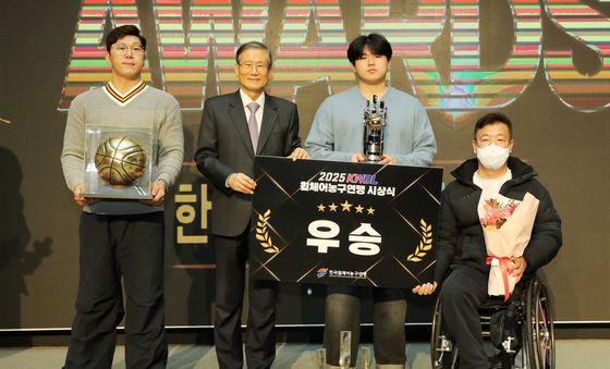 2025 KWBL 우승 수상 코웨이블루휠스