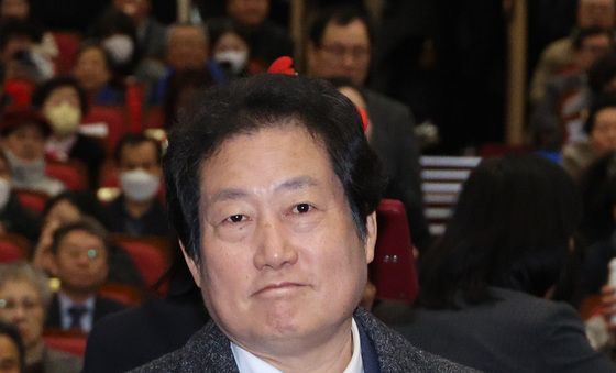 발대식 참석하는 유동철