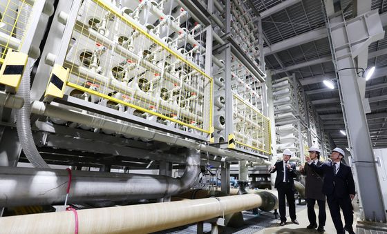 해양담수화 플랜트 시설 시찰