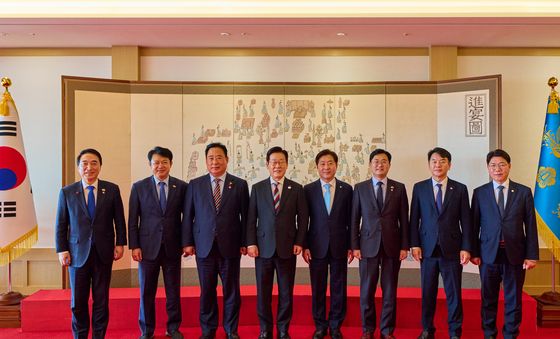 이재명 대통령, 대전·충남 국회의원 오찬 간담회