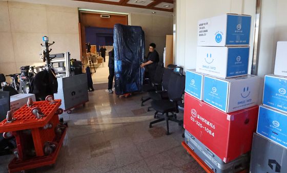 '청와대 춘추관' 복귀로 분주