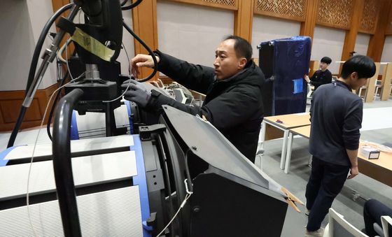 '청와대 복귀로 분주한 춘추관'