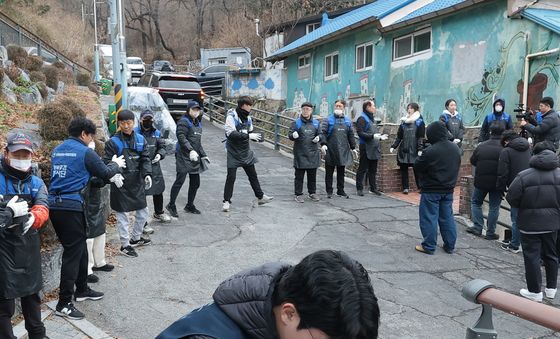 행공공감봉사단, 사랑의 연탄 배달