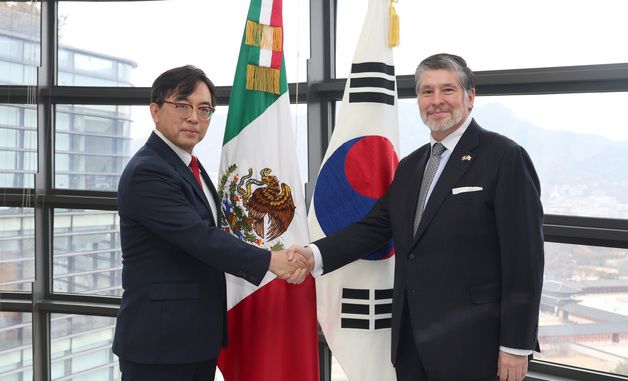 박정성 통상차관보, 주한 멕시코 대사 면담