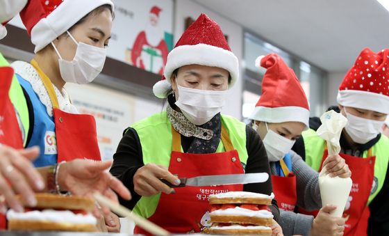 대구적십자-한국다문화재단, 크리스마스 케이크 만들기