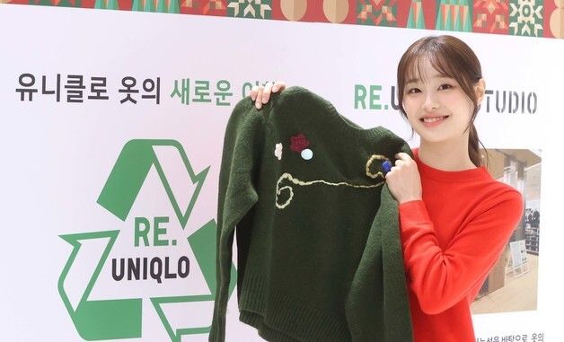 직접 만들어 더 사랑스럽츄 '리유니클로 수선 워크숍'에서 만든 어글리 스웨터