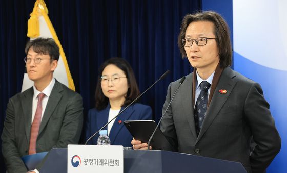 업무보고 사후 브리핑 나선 주병기 공정거래위원장