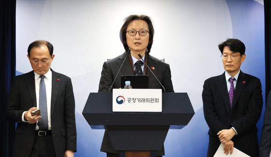 업무보고 사후 브리핑 나선 주병기 공정거래위원장