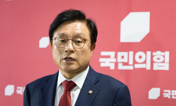 예산안 합의 관련 브리핑하는 박형수 예결위 국민의힘 간사