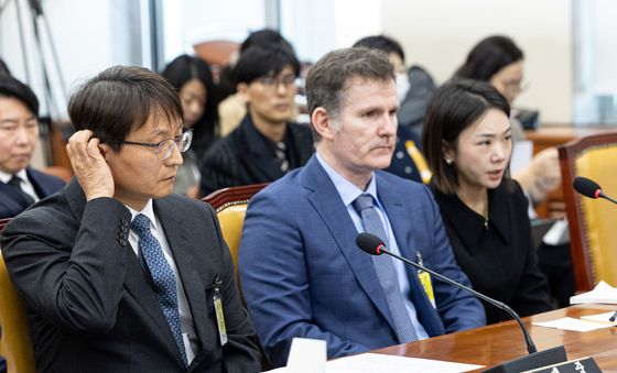 국회 과방위 출석한 박대준 쿠팡 대표이사