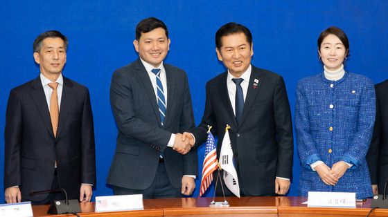 정청래 민주당 대표 찾은 케빈 김 주한미국대사대리