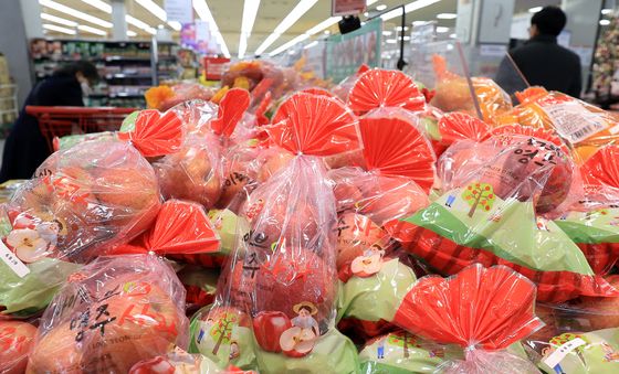 21% 오른 사과값