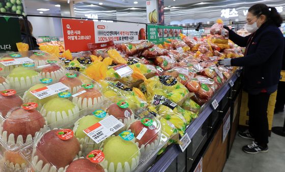 사과값 급등...21% 상승