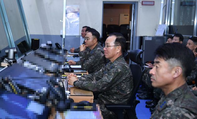 손석락 공군참모총장, 공군작전사령부 대비태세 점검