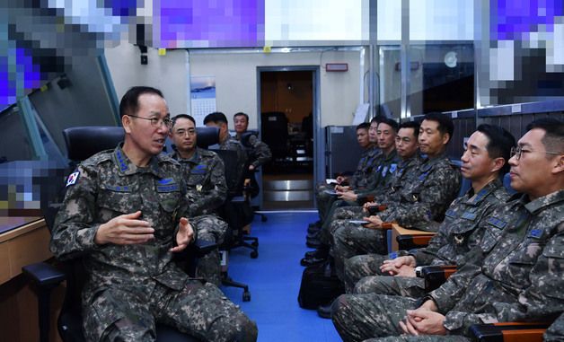 손석락 공군참모총장, 공군작전사령부 대비태세 점검