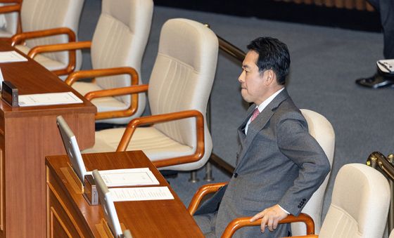 본회의 참석한 장동혁 대표