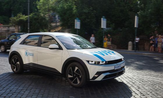 아이오닉 5, UN세계식량계획 전세계 구호 현장서 맹활약