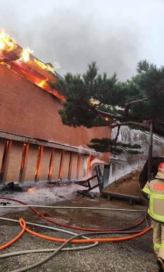 인천 강화교산교회 화재