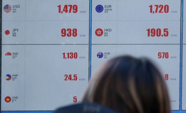 원달러 환율 고공행진 '6개월 연속 상승'
