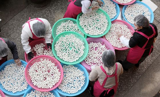 동지 맞이 분주