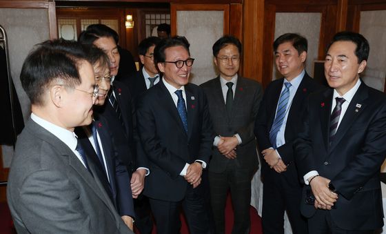 고위당정협의회 참석한 김민석 총리