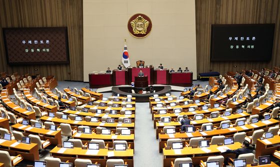 장동혁 국민의힘 대표, 내란전담재판부 무제한 토론 돌입