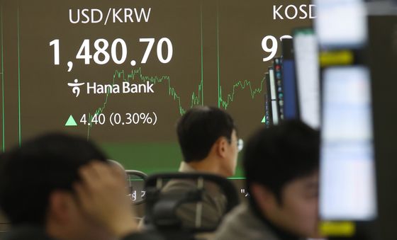 1,480원선 넘어선 원달러 환율