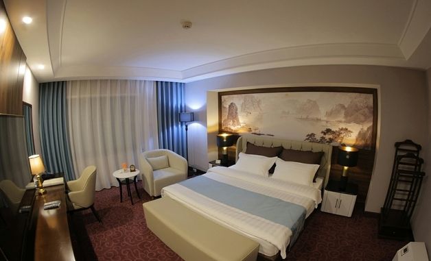 北 삼지연에 새로 준공된 청봉호텔 내부…"풍부한 문화생활환경 제공"