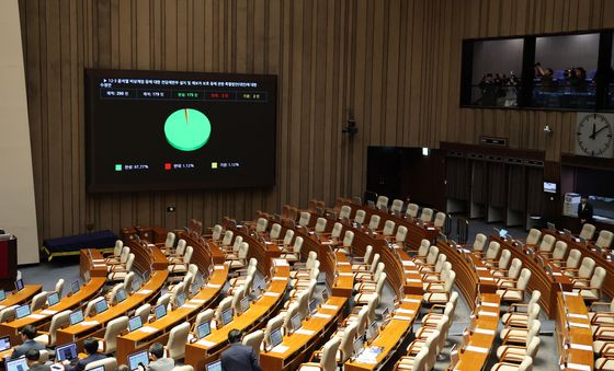 국민의힘 빈 자리 속 통과되는 내란전담재판부 특별법안