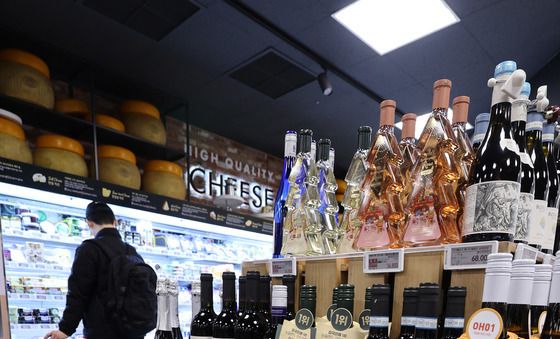 국제 시세 하락 무색…포도주 값 상승