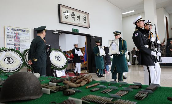 6·25전쟁 전사자 발굴 유해 11위 대전현충원 안장