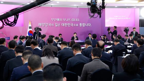 해수부 업무보고 발언하는 이재명 대통령