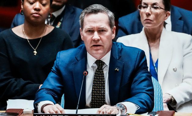 [포토] 발언 중인 마이크 왈츠 유엔 주재 미국 대사