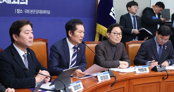 대전·충남 통합 특위 발언하는 정청래